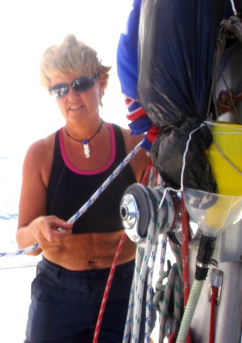 Captain by the mast.JPG © SW